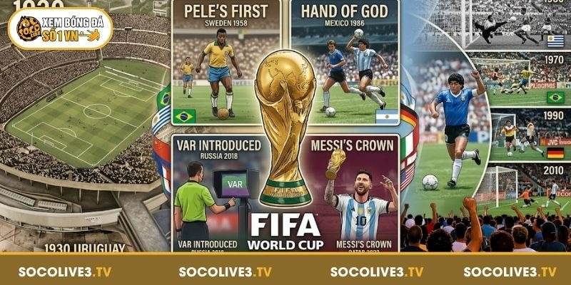 FIFA World Cup - Lịch Sử Hình thành Và Những Cột Mốc Lớn 4 Các dấu mốc quan trọng góp phần tạo nên vị thế của FIFA World Cup