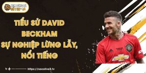 Tiểu Sử David Beckham - Sự Nghiệp Lừng Lẫy, Nổi Tiếng