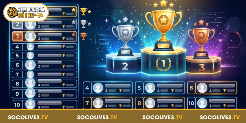 Bảng Xếp Hạng Socolive - Nắm Bắt Thứ Hạng Mọi Giải Đấu 62 Tổng quan về bảng xếp hạng
